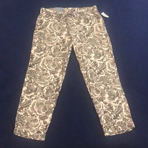 Black and white patterned soft pants